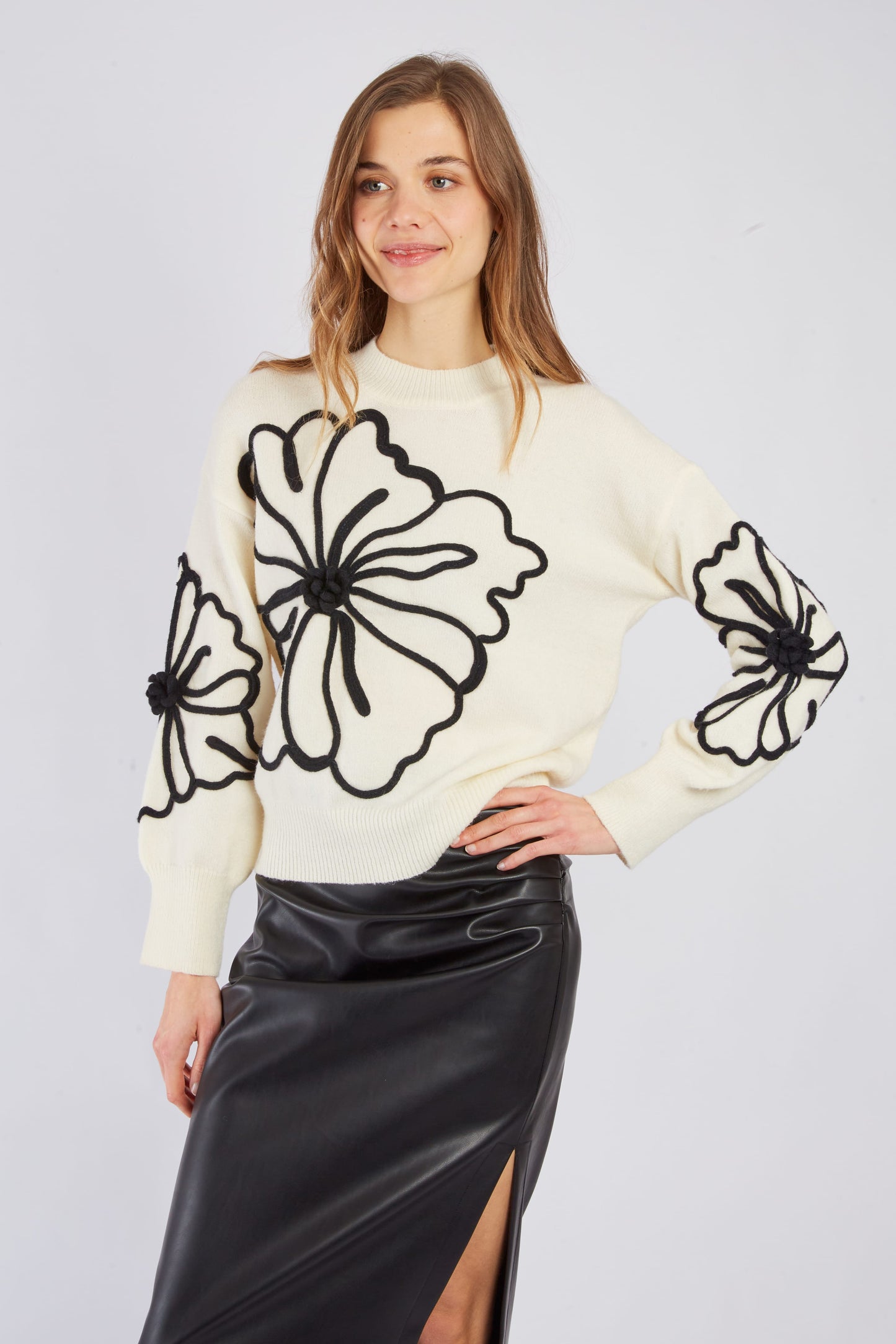 Derhy Ecru Sweater Abby