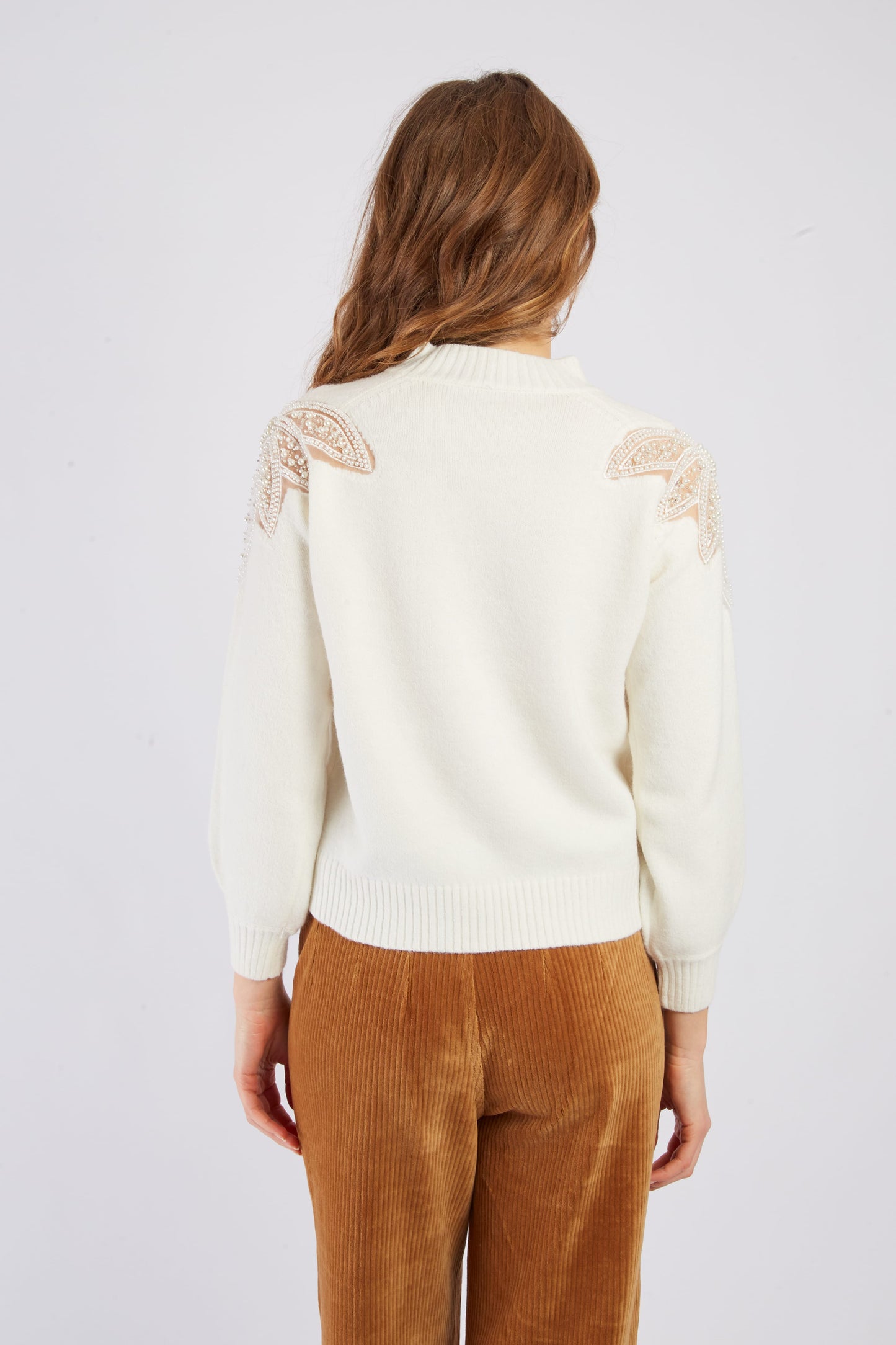 Derhy Ecru Sweater Abigael