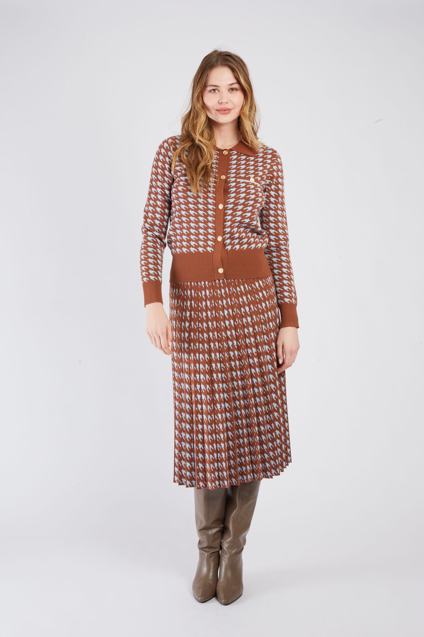 Derhy Camel Cardigan Barberine