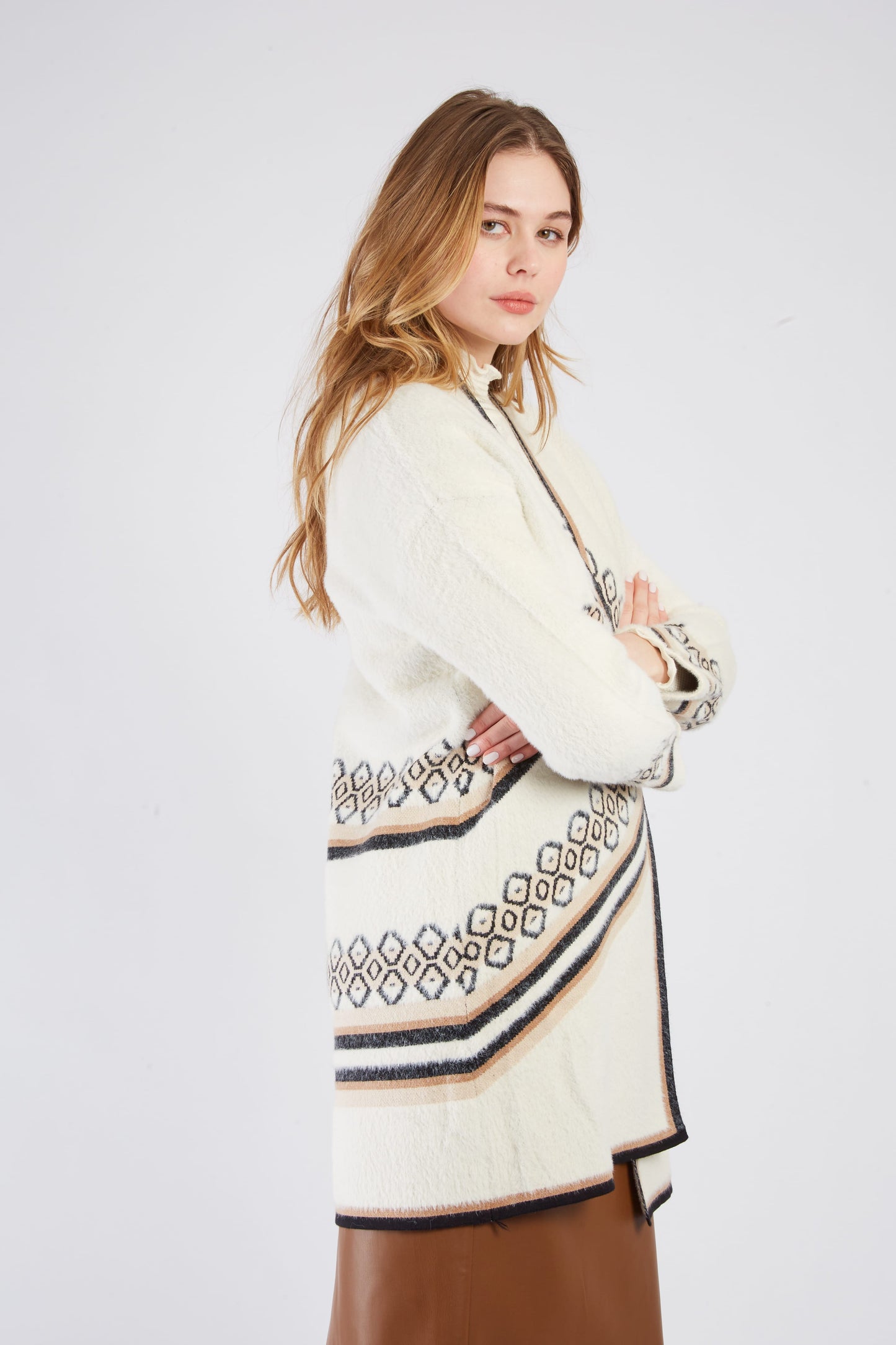 Derhy Ecru Cardigan Belem