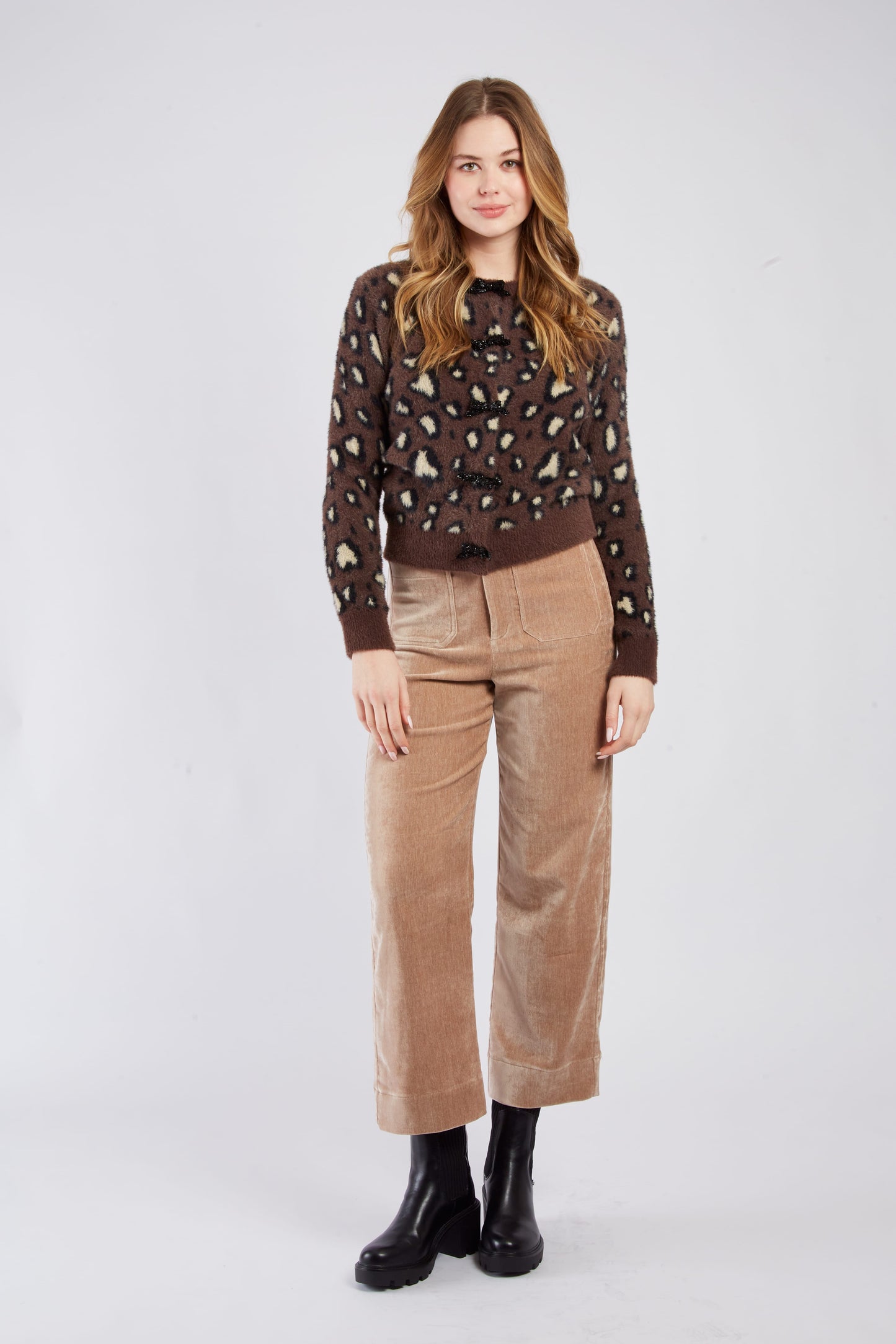 Derhy Brown Cardigan Bethany