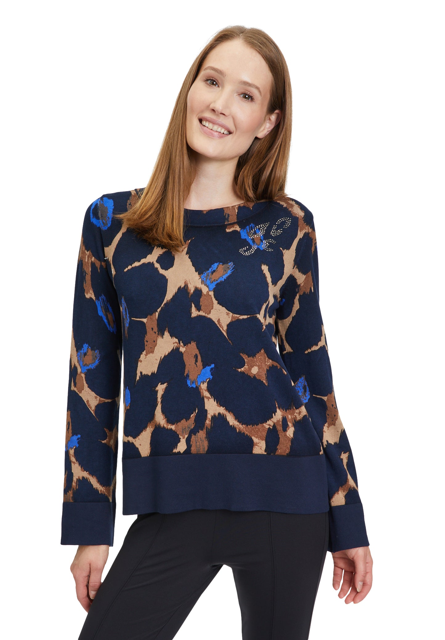Betty Barclay Animal Print Sweater
