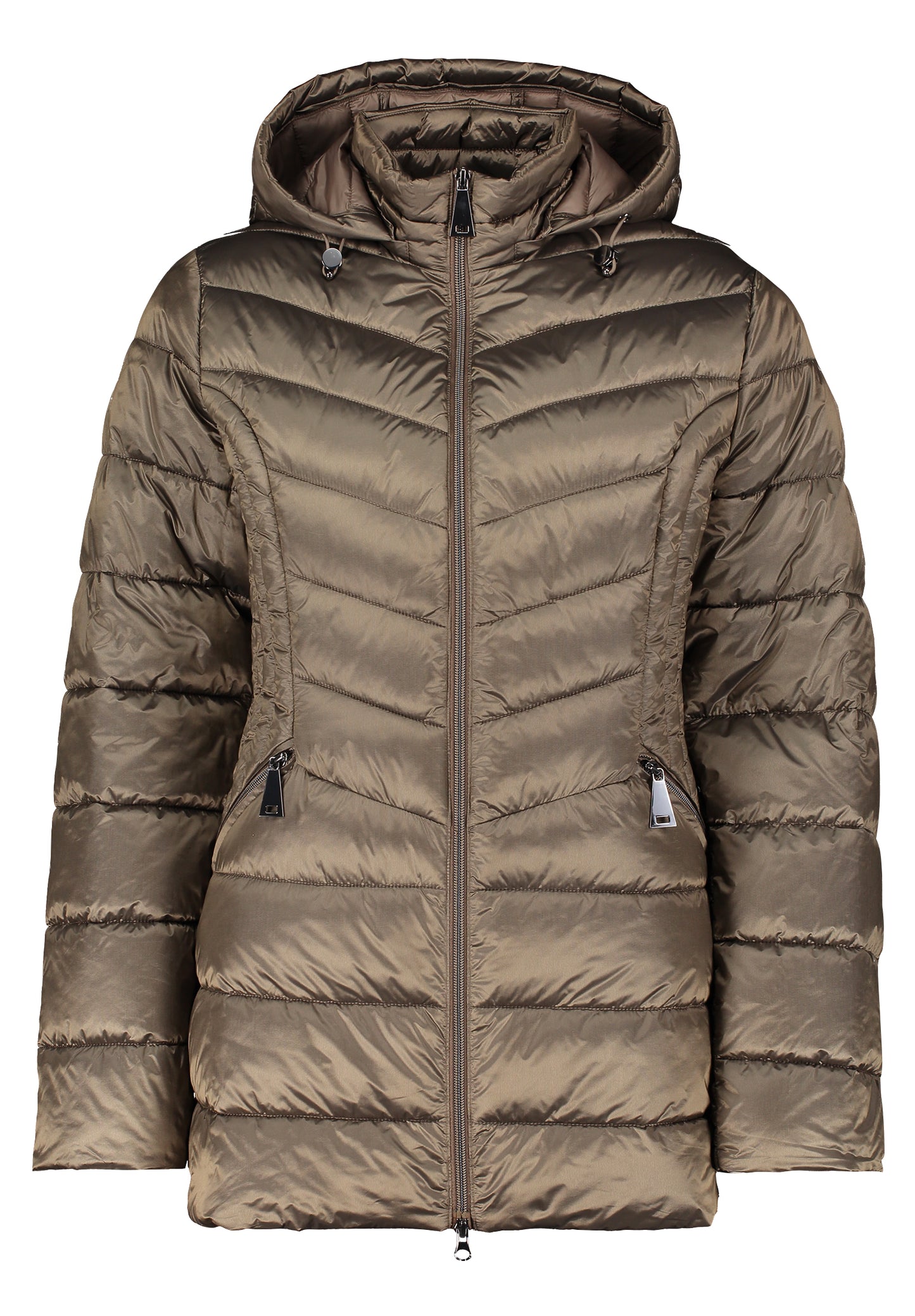 Betty Barclay Khaki Metallic Coat 7949/1549