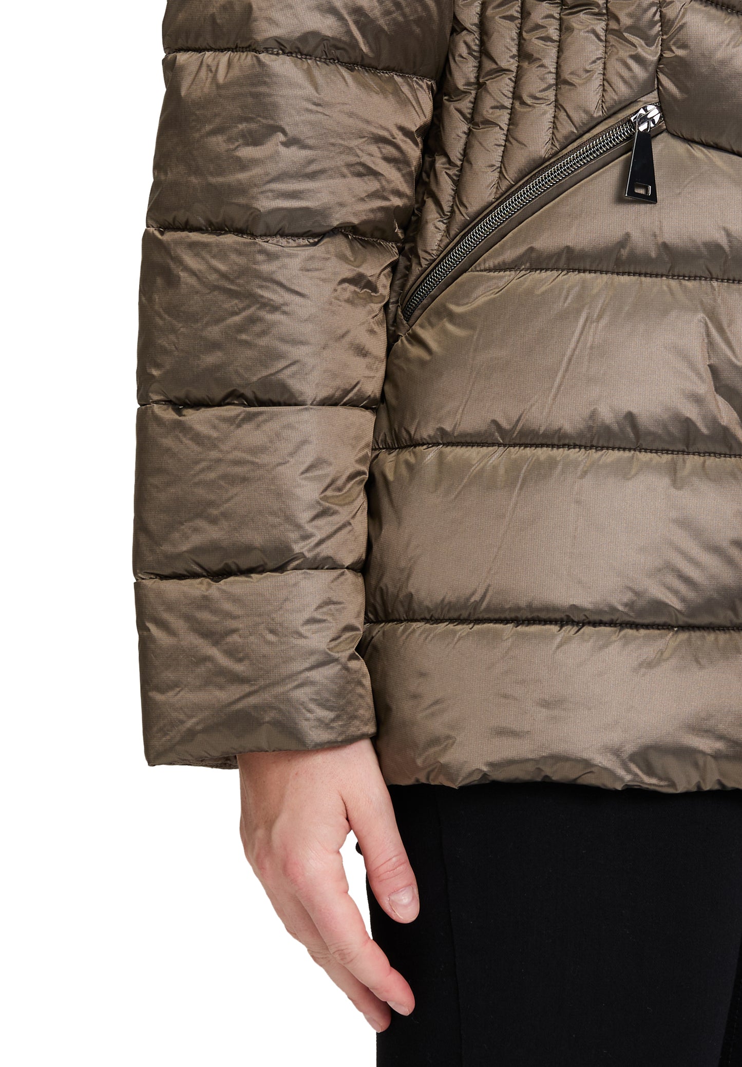 Betty Barclay Khaki Metallic Coat 7949/1549