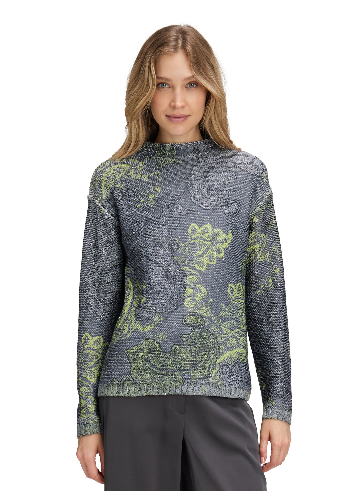 Betty Barclay Lime Grey Sweater 5312/1590