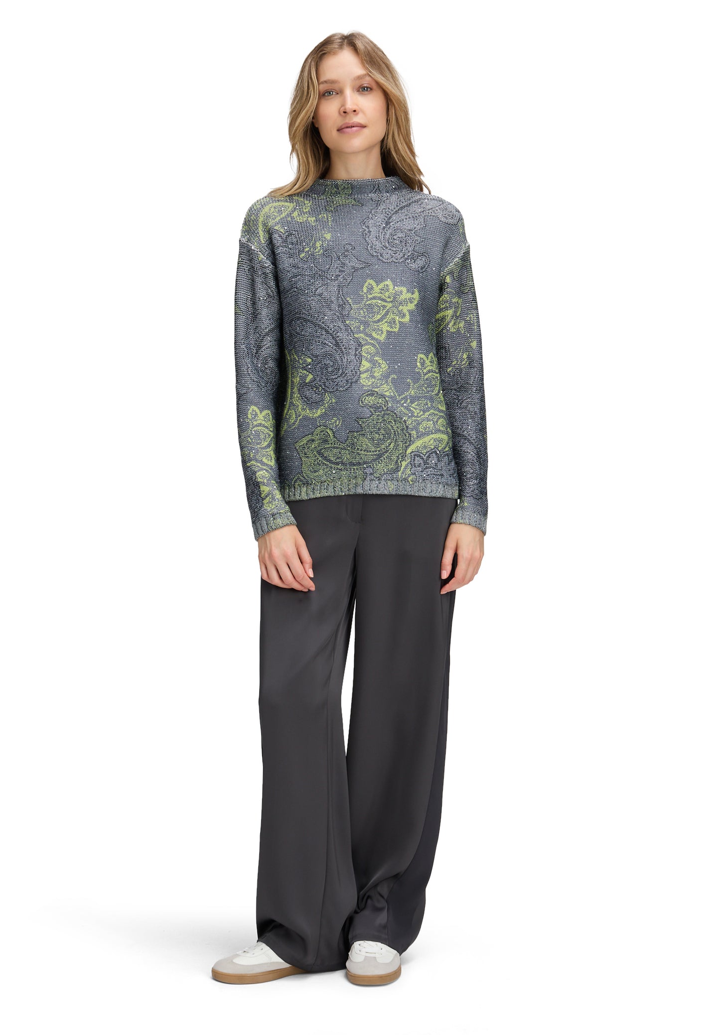 Betty Barclay Lime Grey Sweater 5312/1590