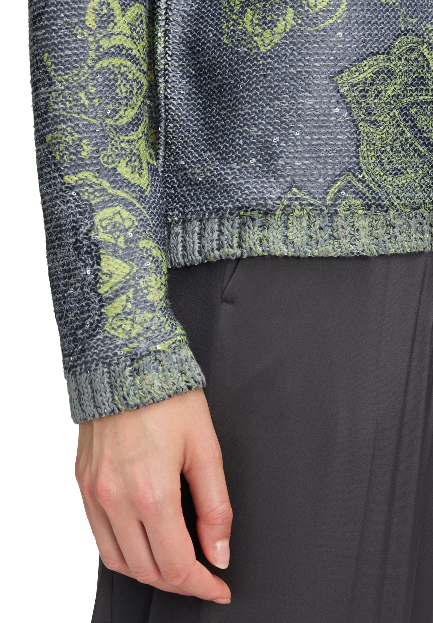 Betty Barclay Lime Grey Sweater 5312/1590