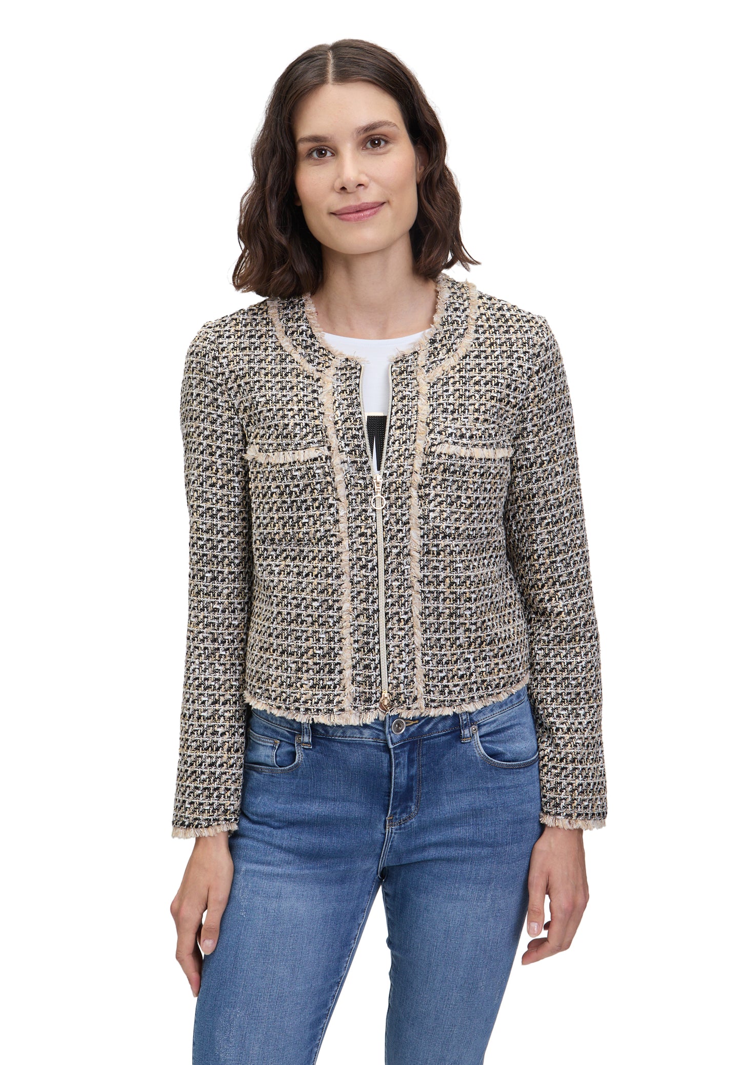 Betty Barclay Gold Boucle Jacket 4606/1477