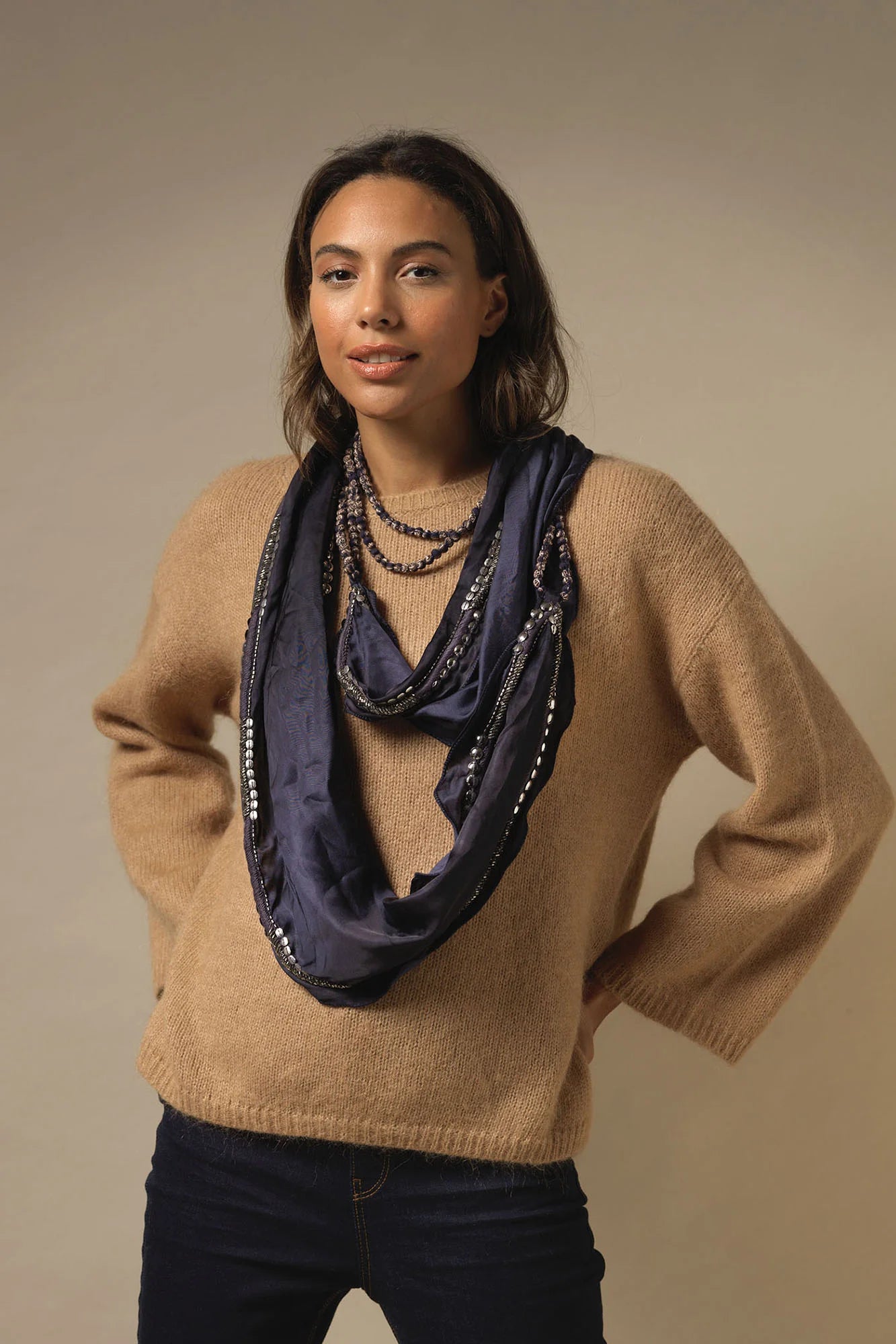 One Hundred Stars Necklace Scarf