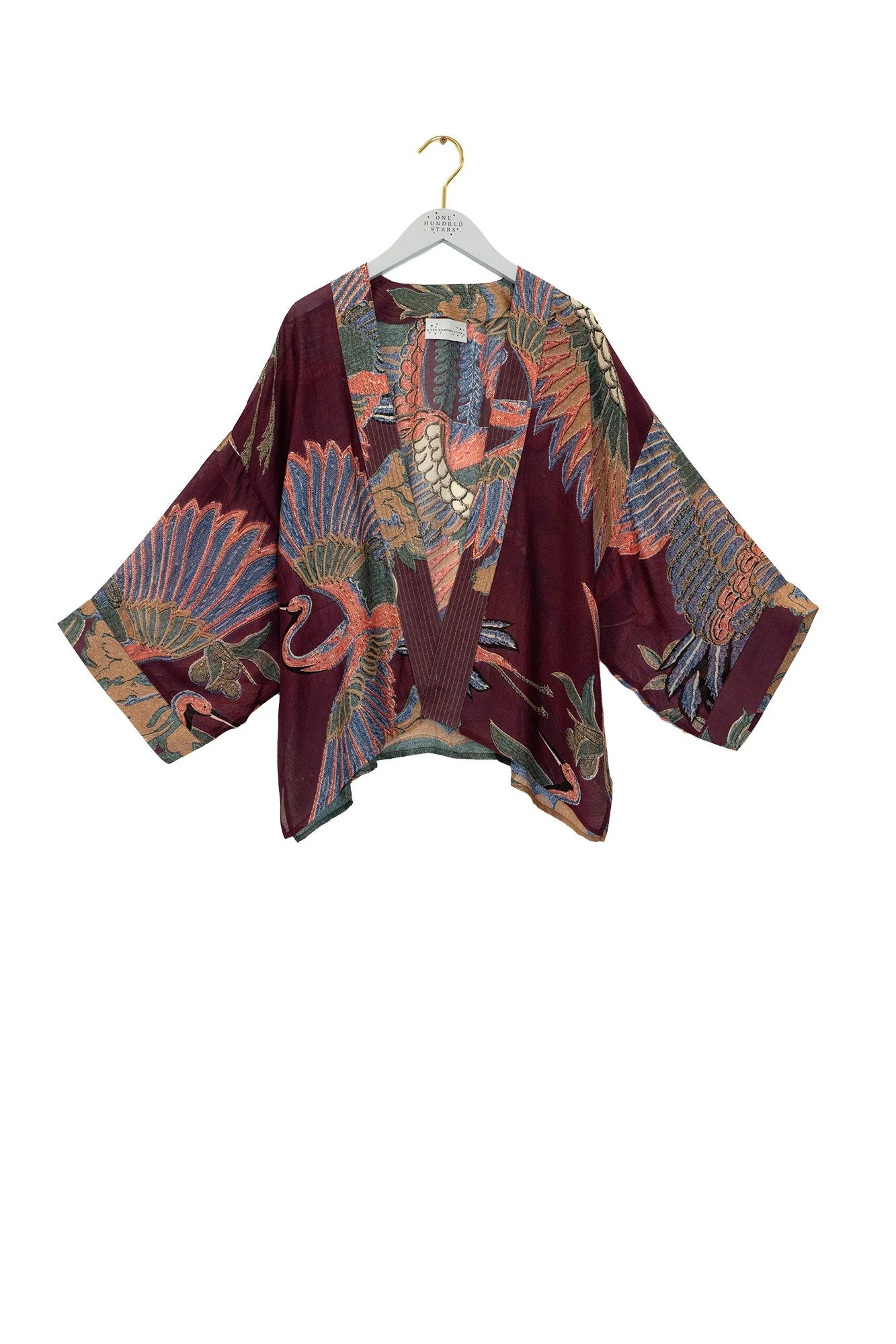One Hundred Stars Crane Kimono