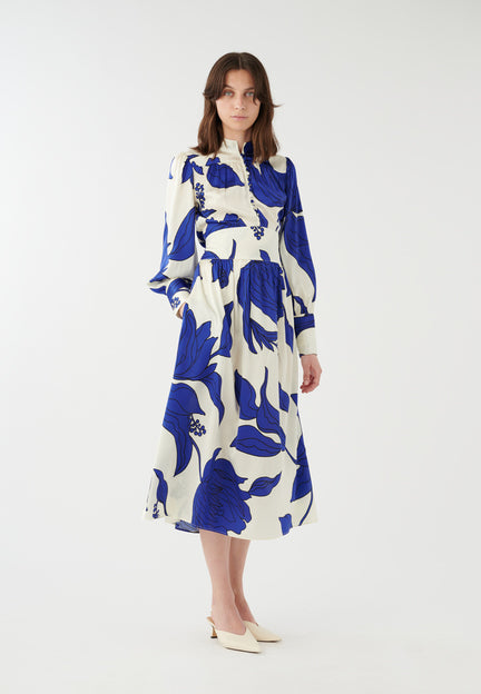 Dea Kudibal Alondra Print Silk Dress