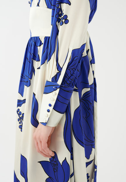 Dea Kudibal Alondra Print Silk Dress