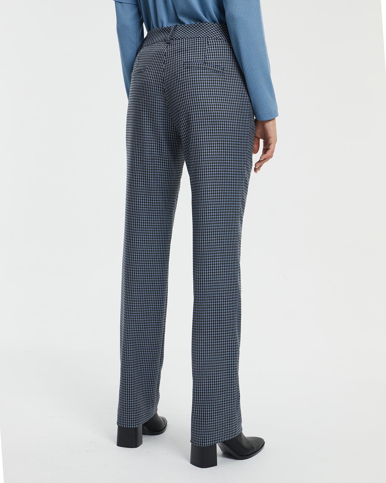 Paz Torras Dogtooth Print Trousers