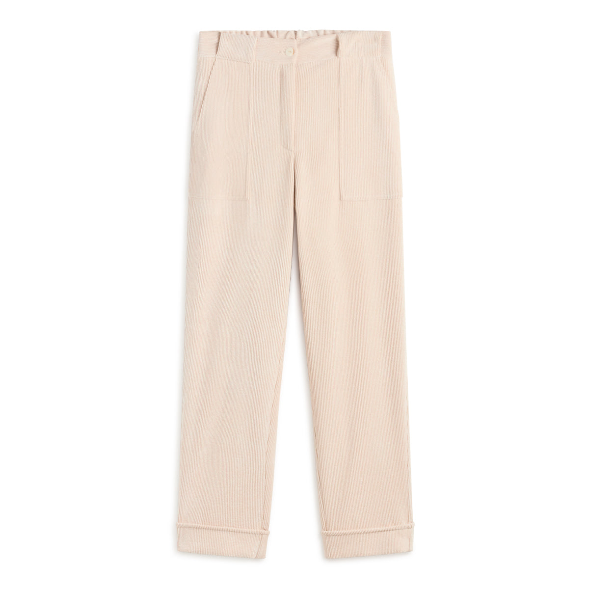 Paz Torras Cream Cord Trousers