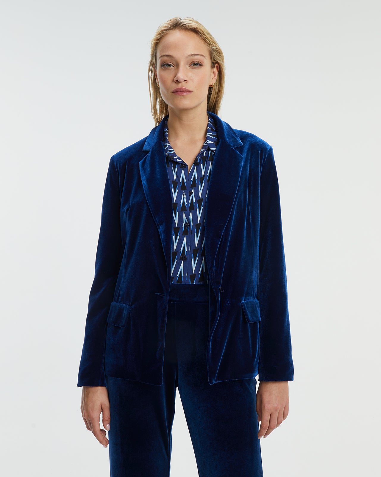 Paz Torras Velvet Blazer