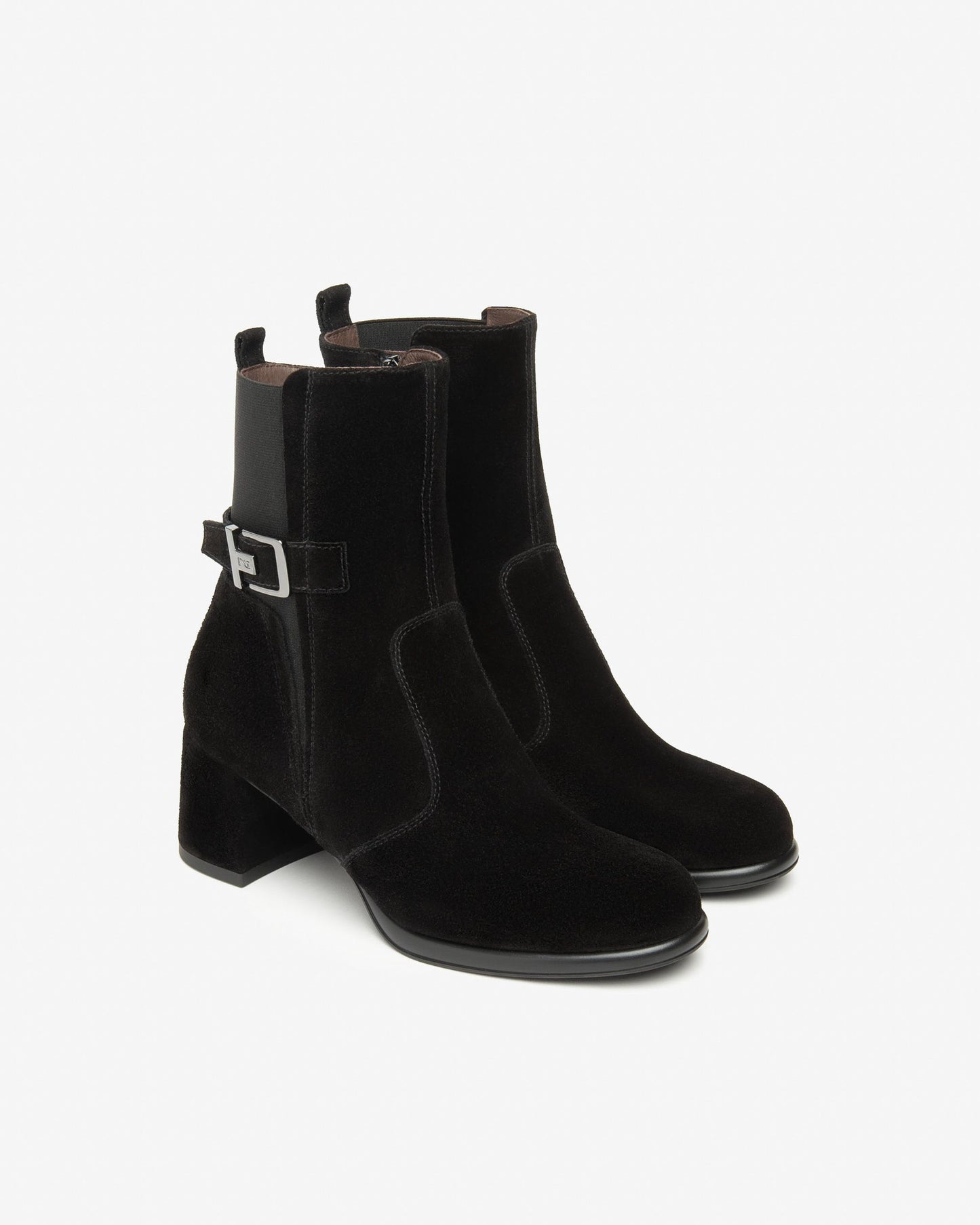 Nero Giardini Black Buckle Boot I514310D