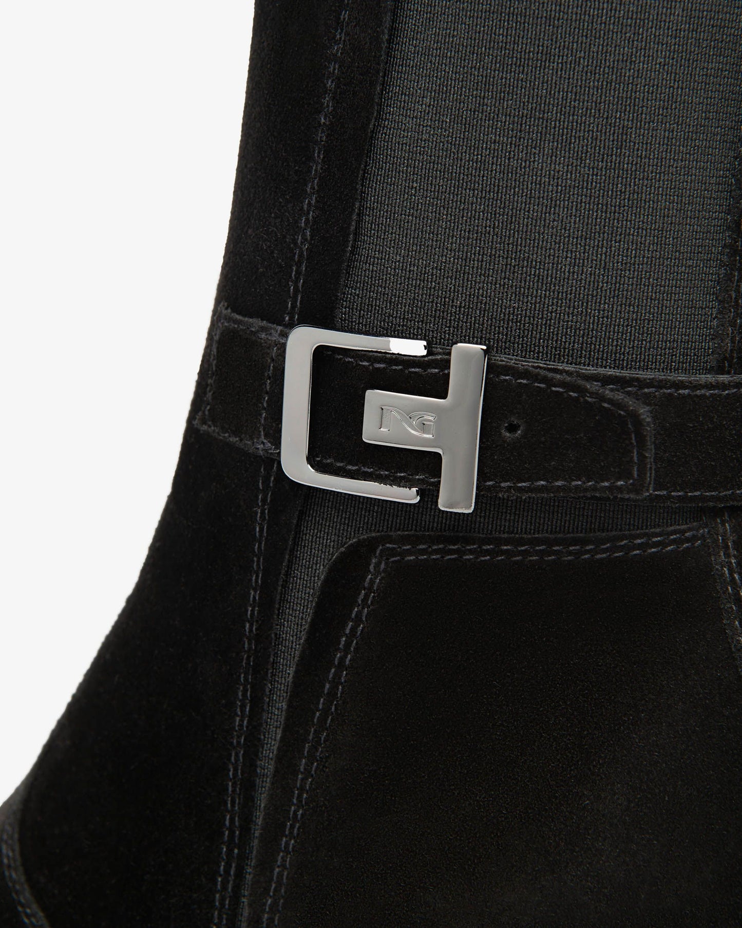 Nero Giardini Black Buckle Boot I514310D