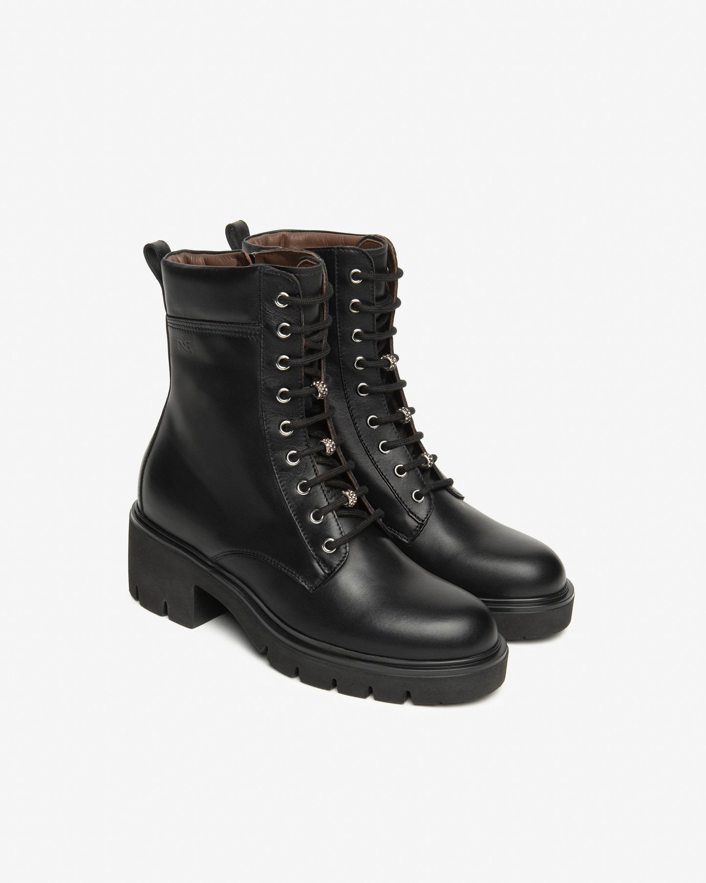 Nero Giardini Black Lace Boots I514810D