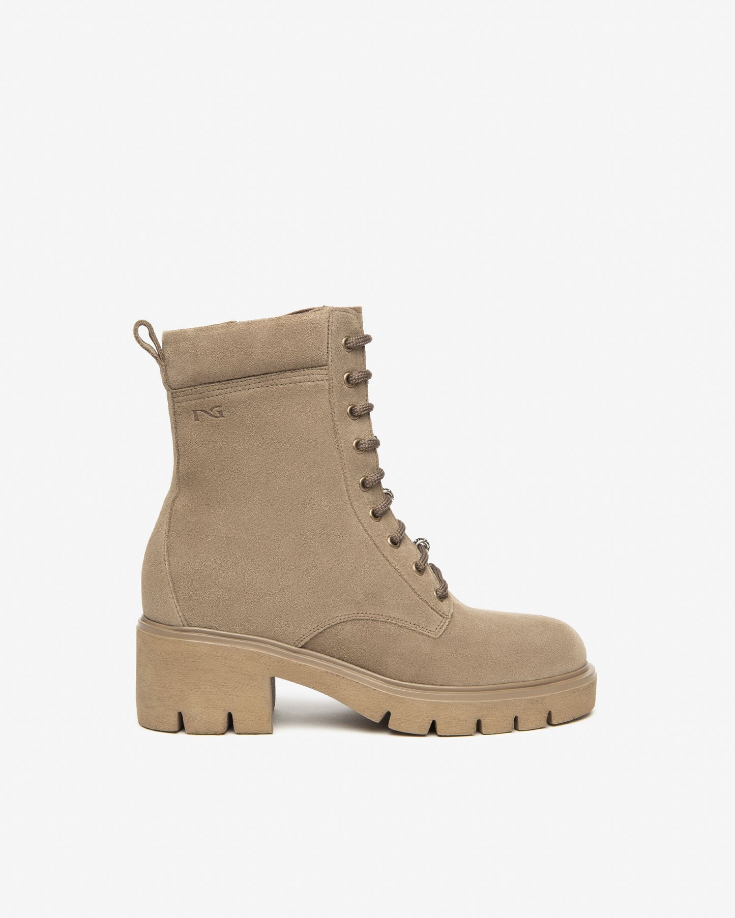 Nero Giardini Taupe Lace Boots I514812D