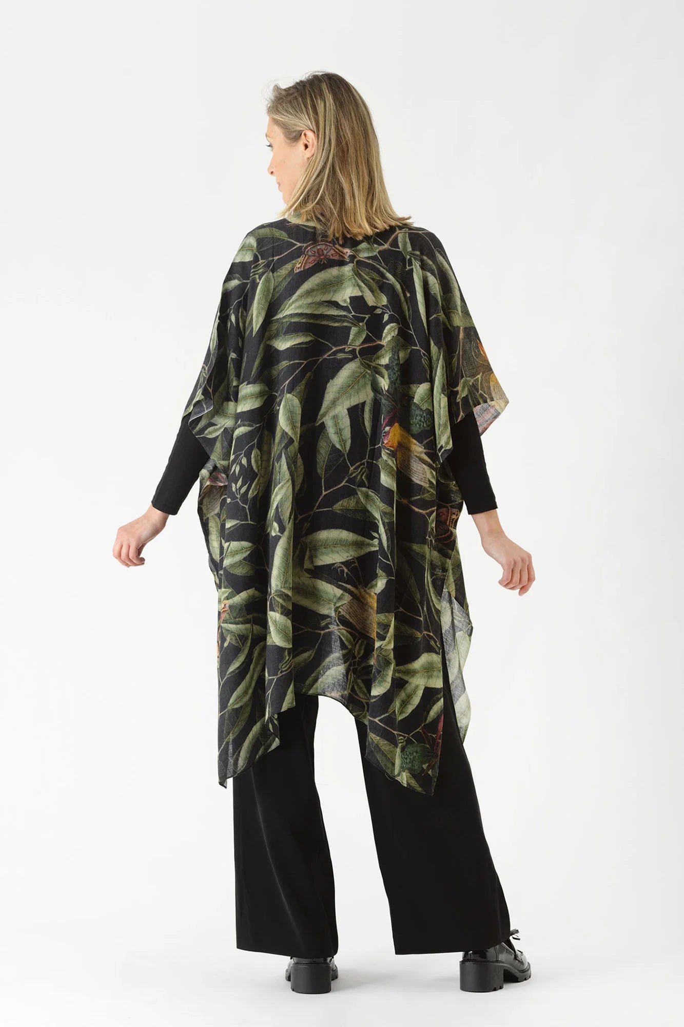 One Hundred Stars Evergreen Wool Thrower