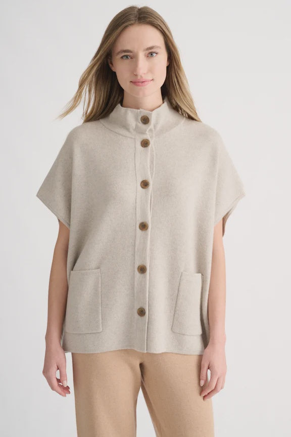 Kinross Button Mock Cardigan LFSC6-184
