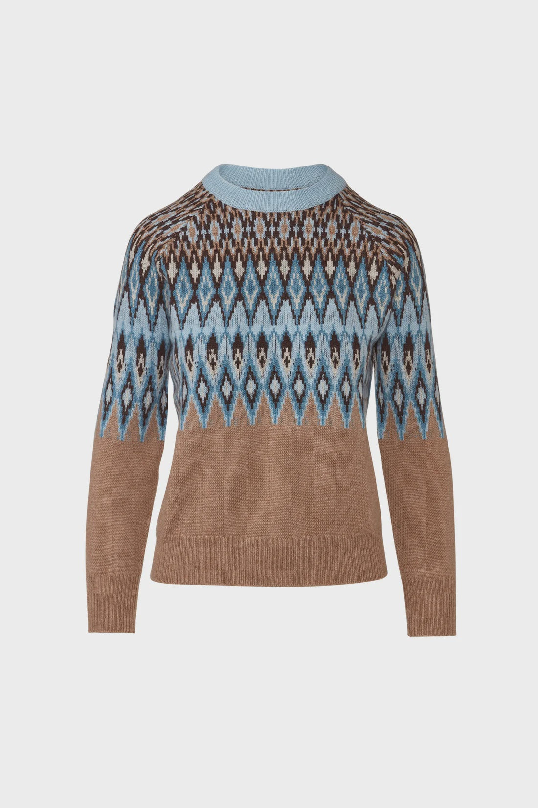 Kinross Fairisle Crew Sweater LFSC6-111