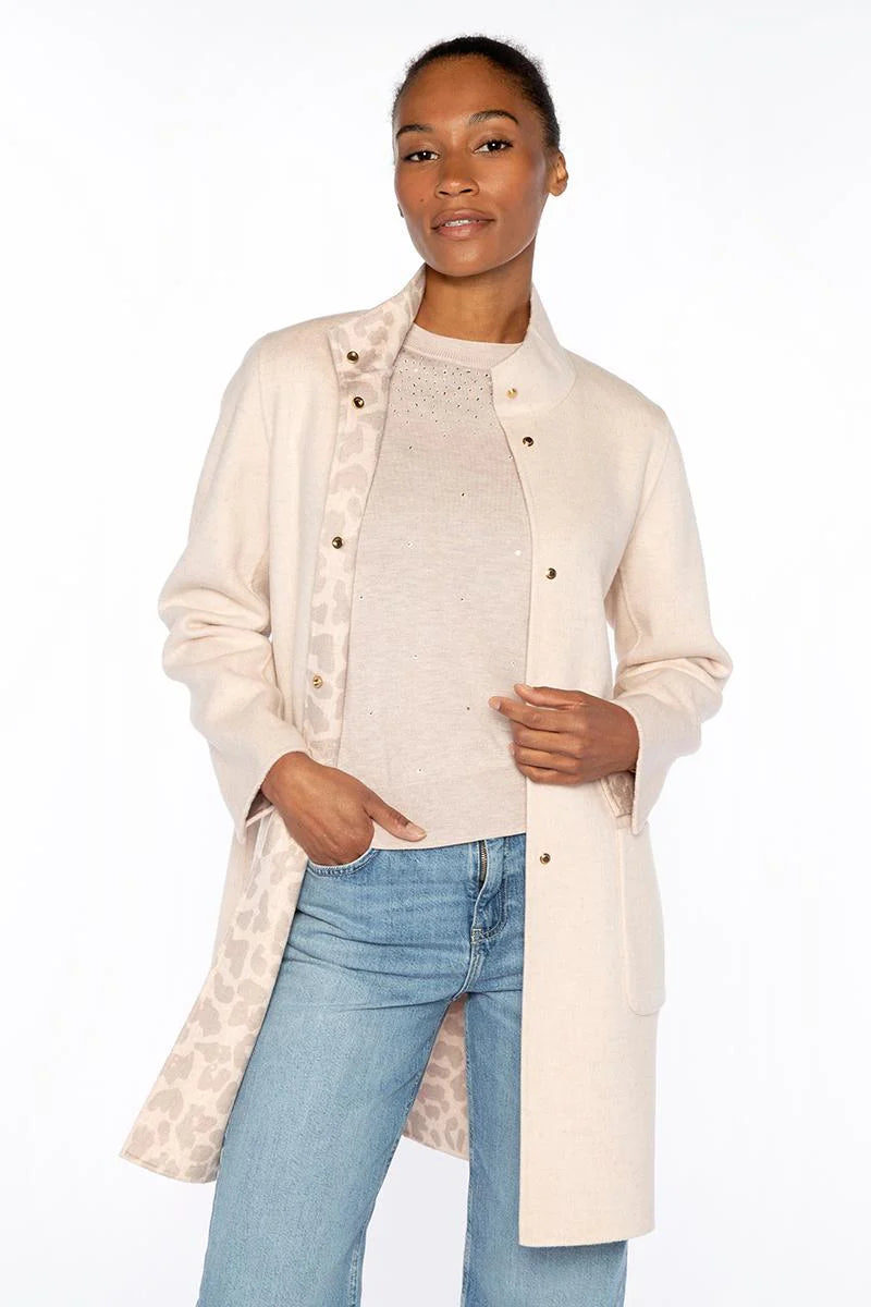 Kinross Reversible Leopard Coat LROJ5-153