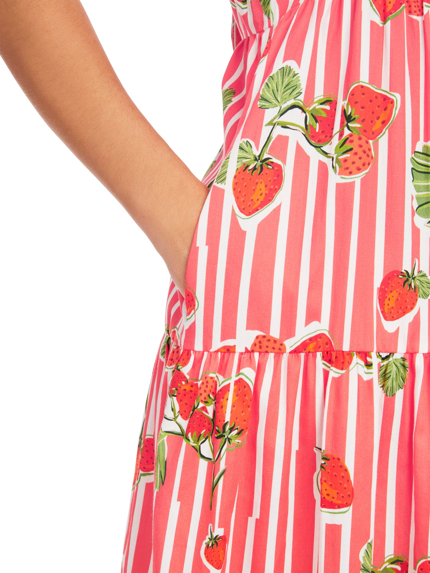 Marc Cain Additions Strawberry Print Dress YA2106W25