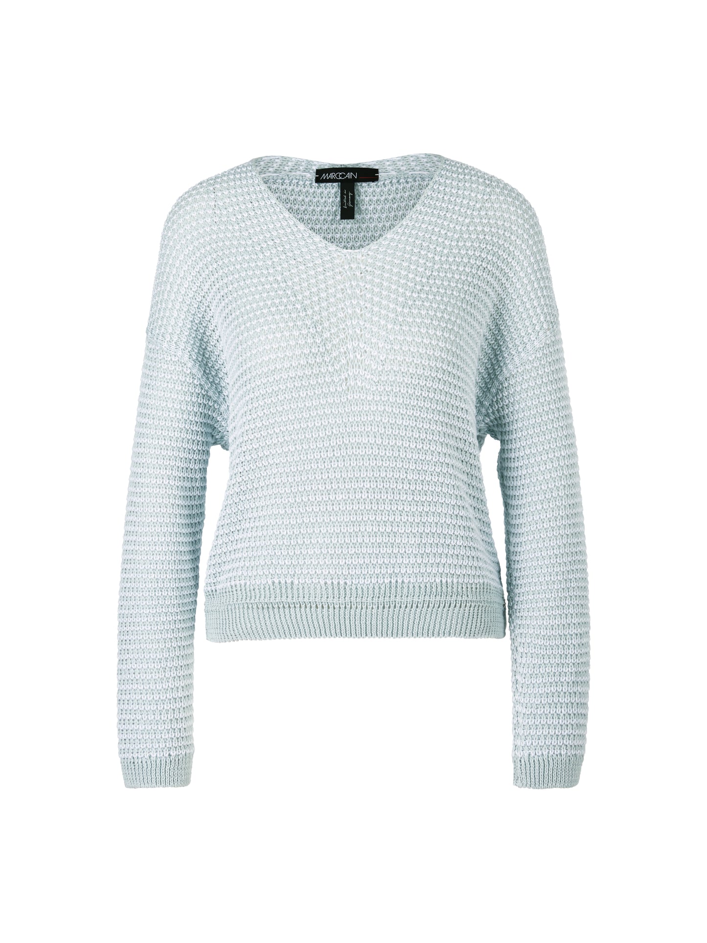 Marc CainCollection WC4142M43 textured cotton sweater