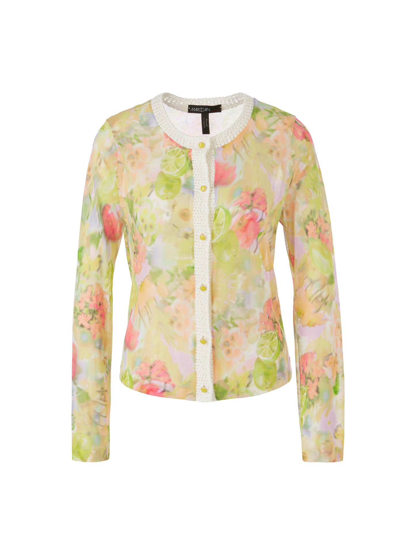 Marc Cain Collection  WC3916M34  floral print cardigan