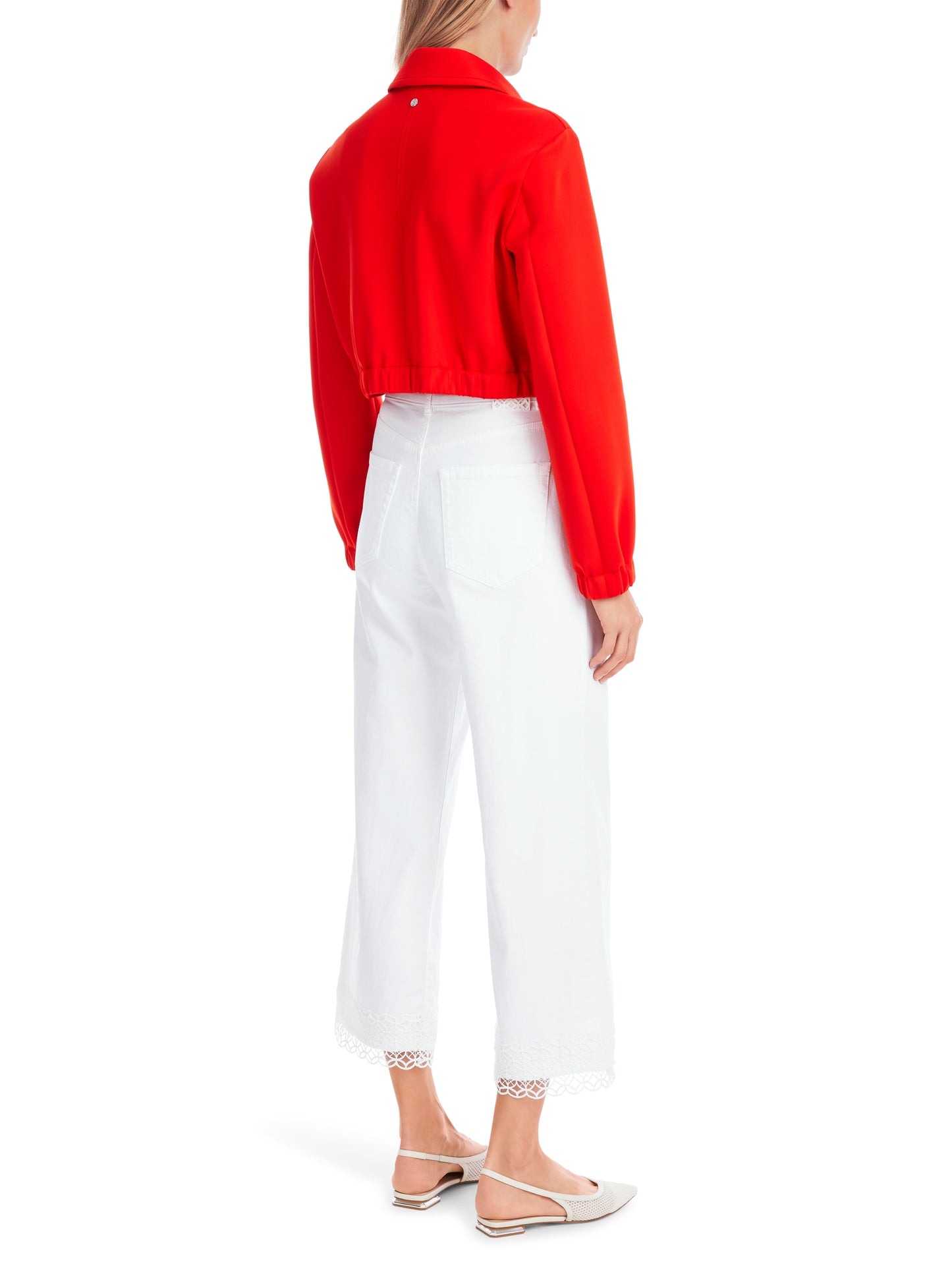 Marc Cain Collections Cutwork Hem Jeans YC8223D64