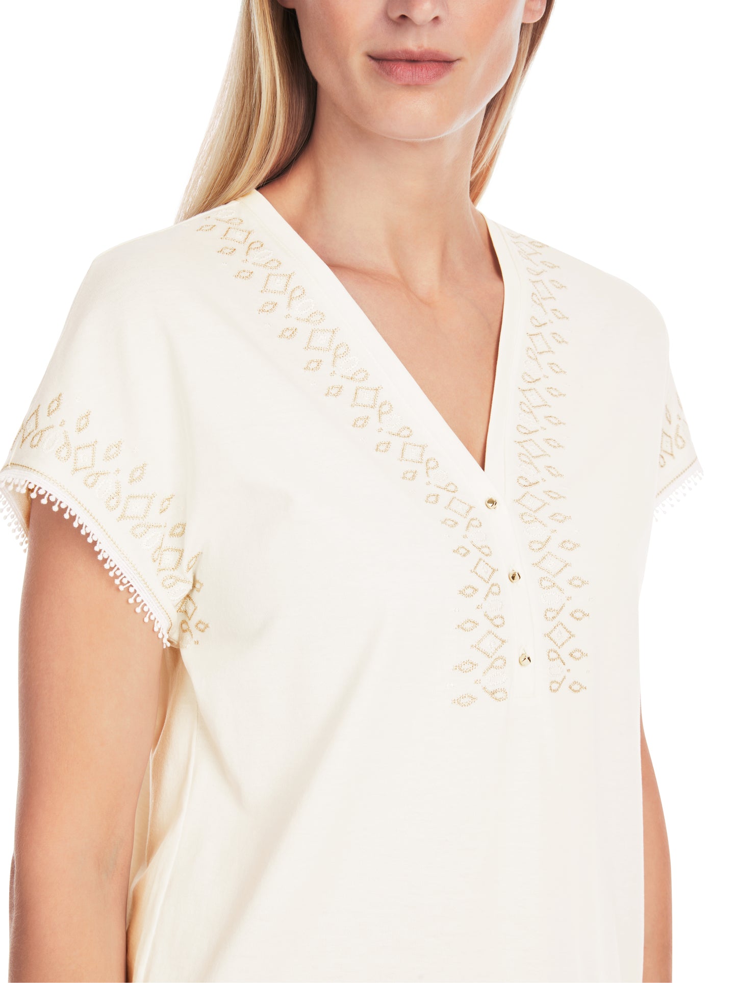 Marc Cain Collections Embroidered T-Shirt YC4860J69