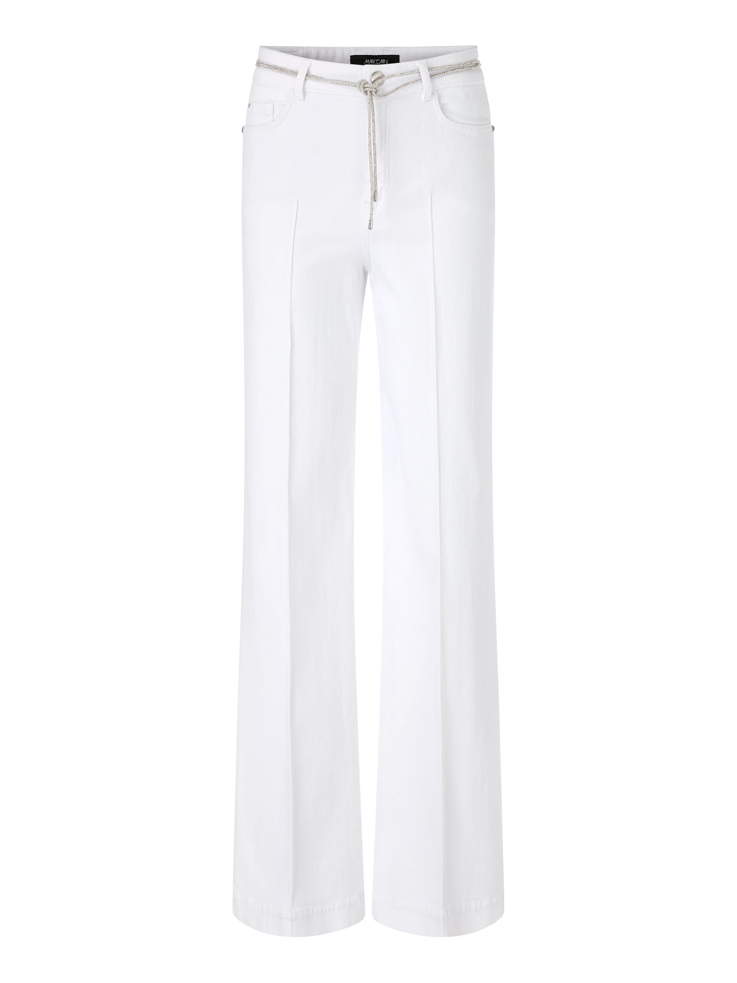 Marc Cain Collections White Wide Leg Jeans YC8213D81