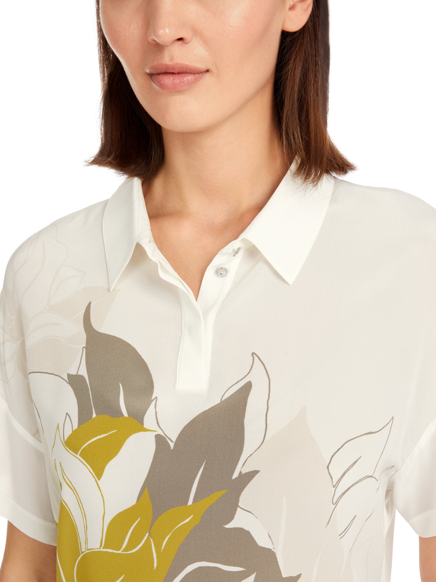 Marc Cain Collection Print Blouse YC5502J85