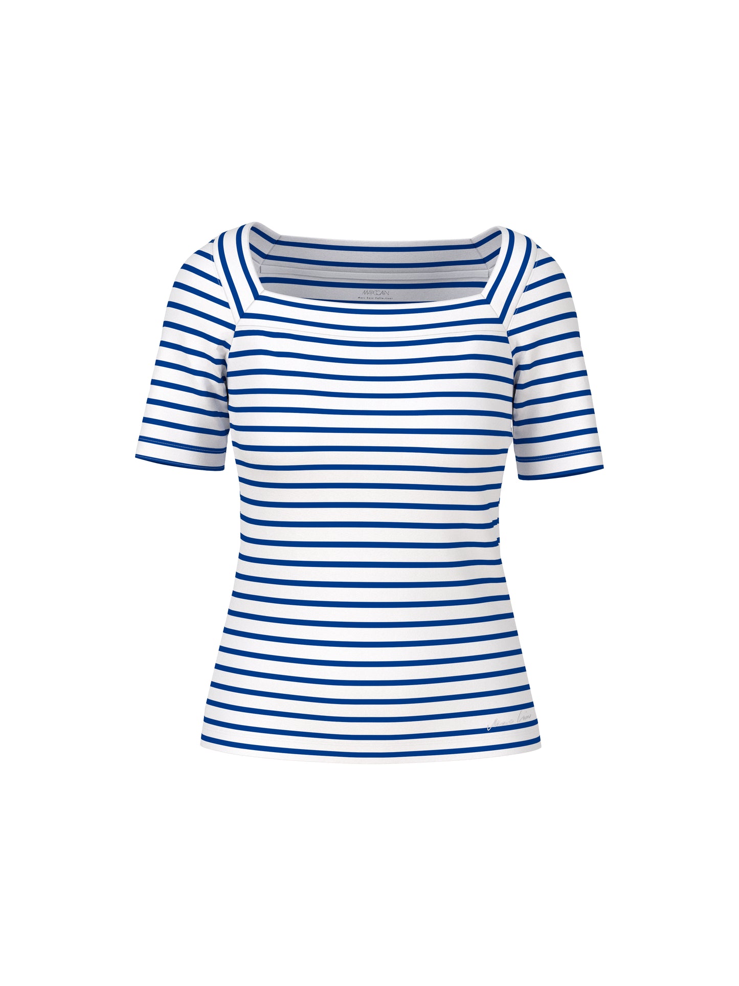 Marc Cain Collections Print Stripe T-Shirt YC4857J16