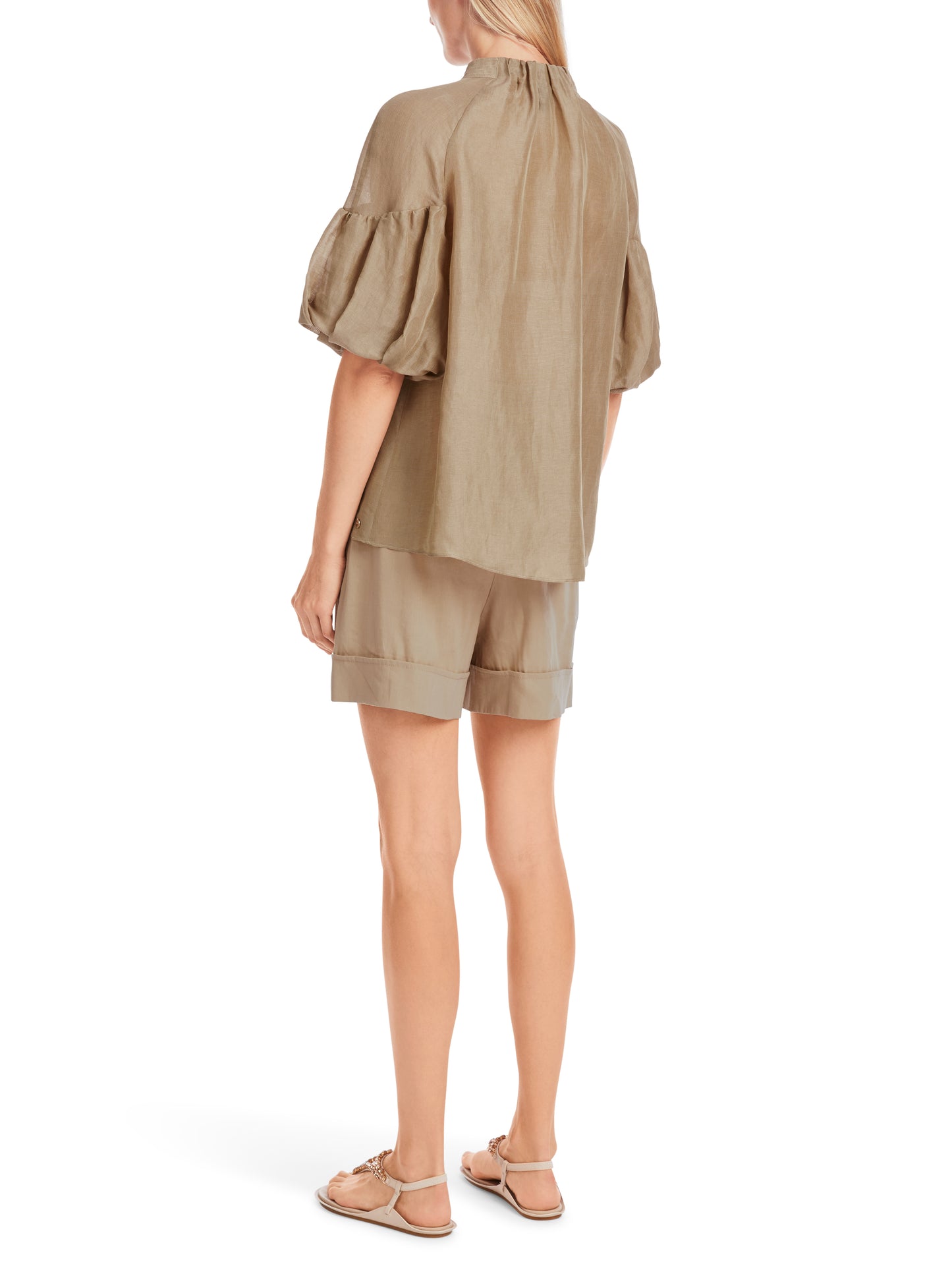 Marc Cain Collections Linen/Silk Blouse YC5142W86