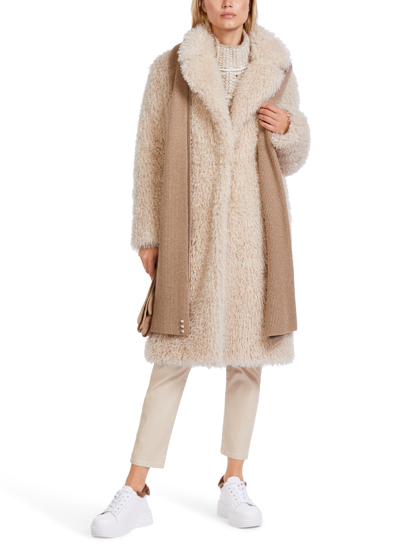 Marc Cain Collections Hairy Knit Coat