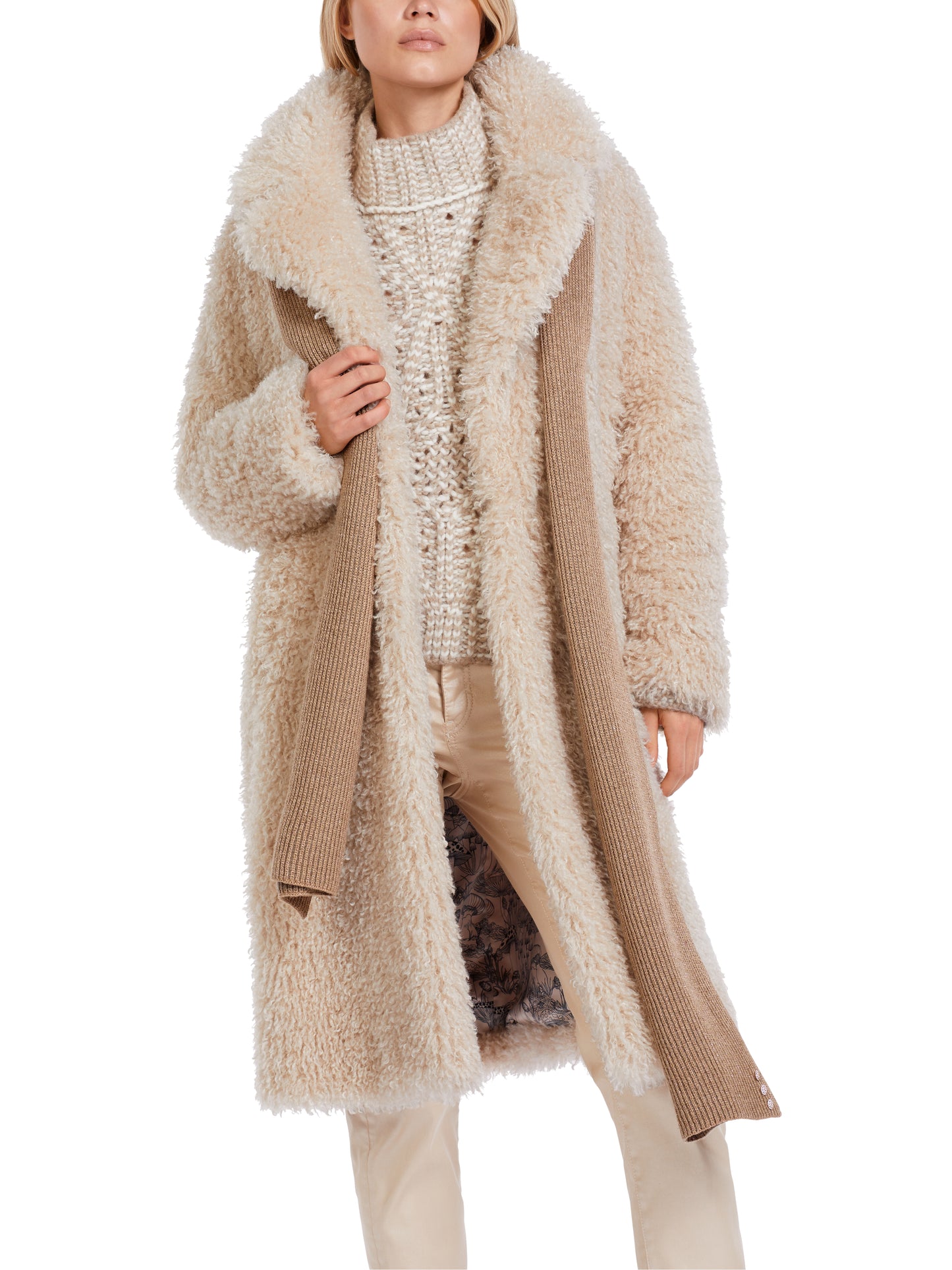 Marc Cain Collections Hairy Knit Coat