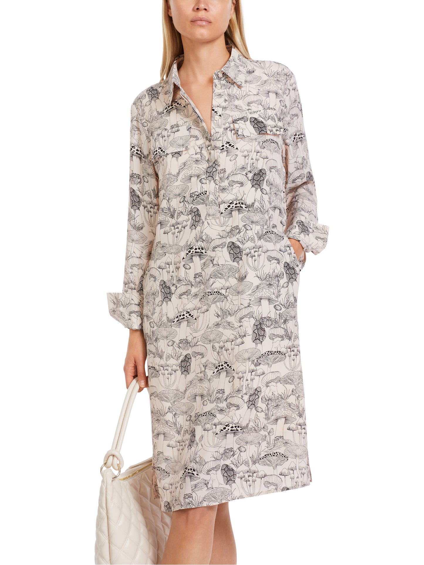 Marc Cain Collections Mushroom Print Dress