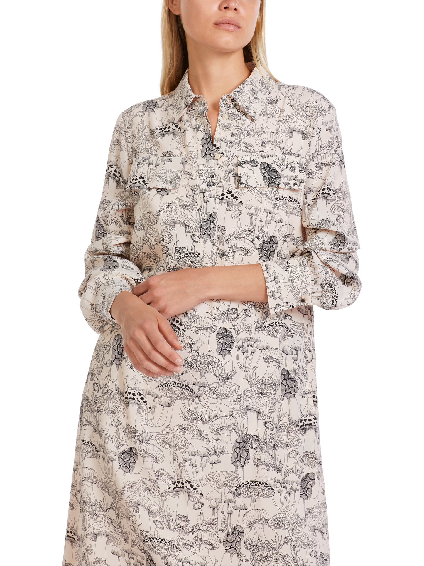 Marc Cain Collections Mushroom Print Dress