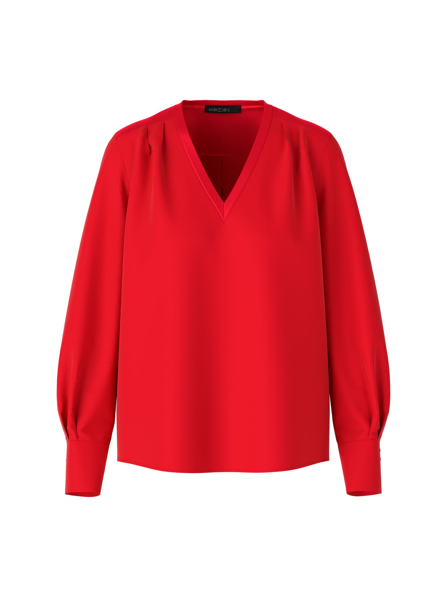 Marc Cain Collections Fire Red Blouse