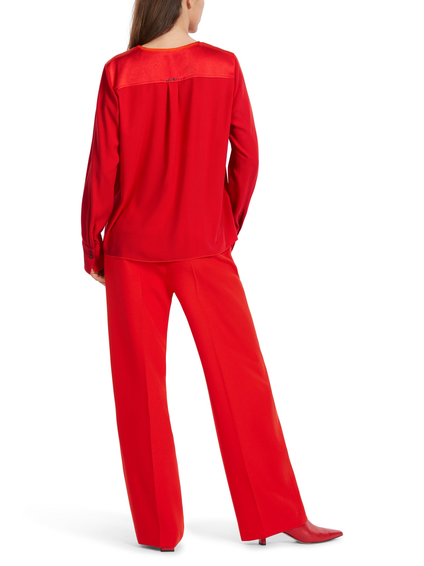 Marc Cain Collections Fire Red Blouse