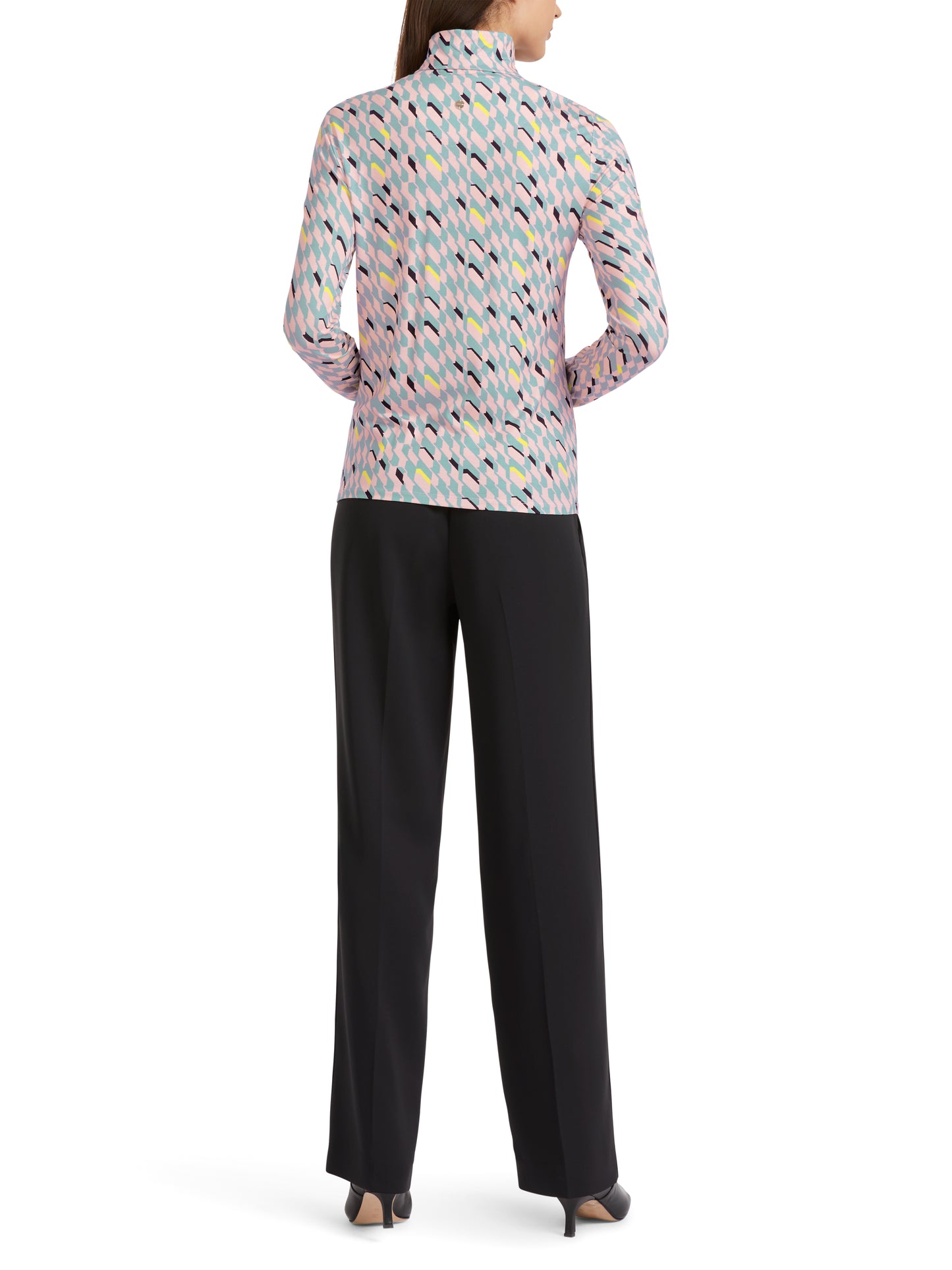 Marc Cain Collections Geometric High Neck Top