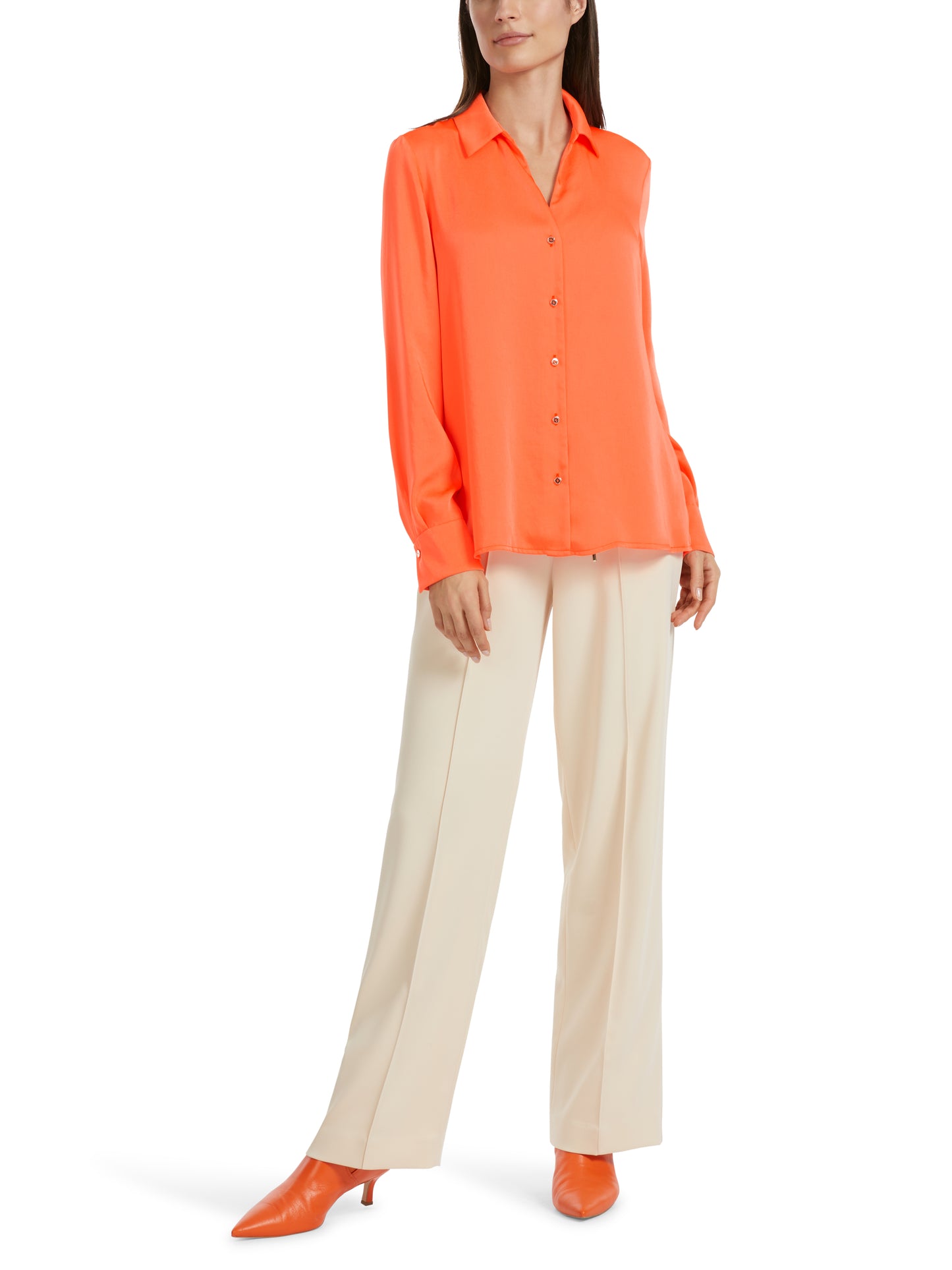Marc Cain Collections Classic Orange Shirt