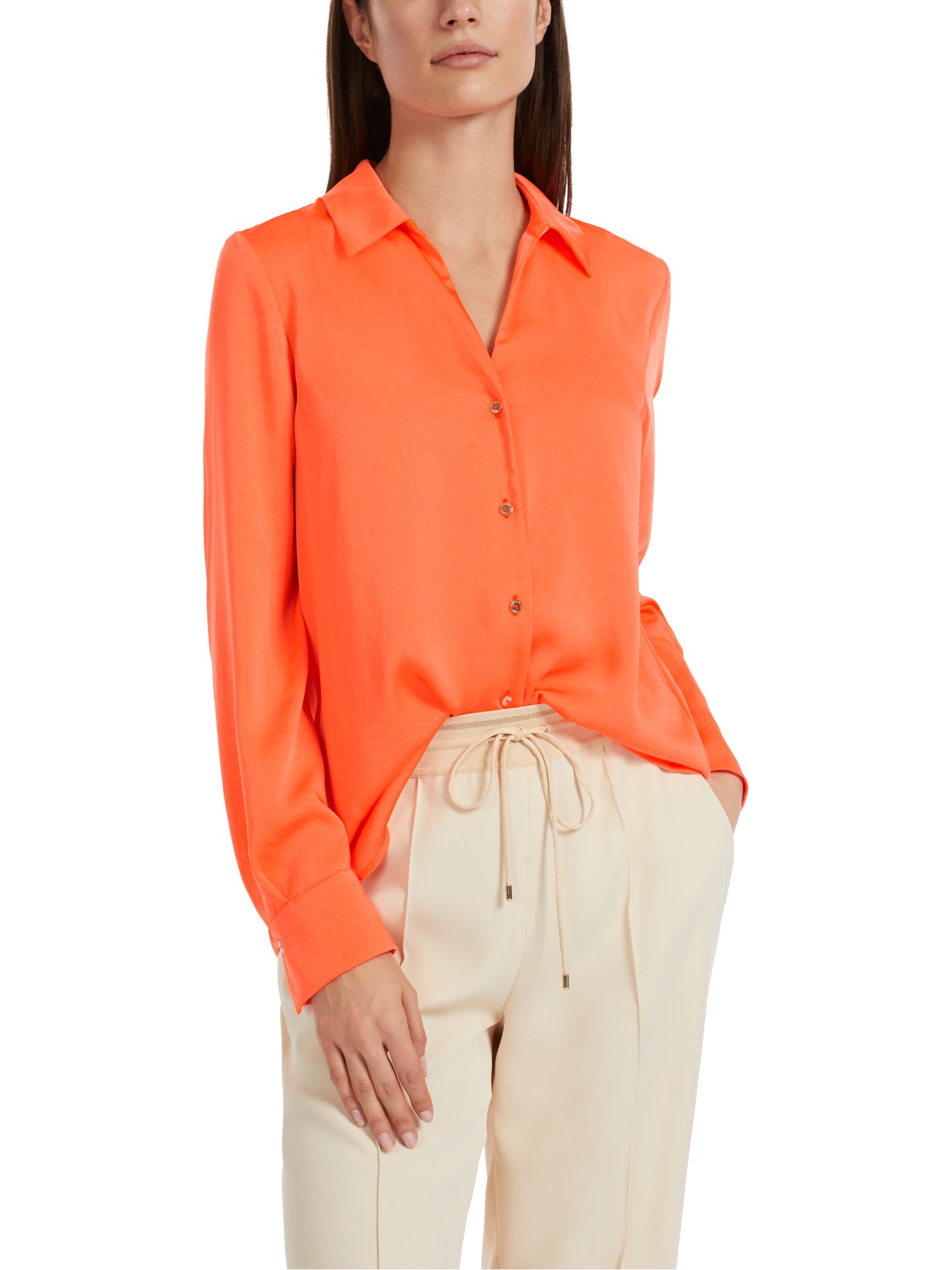 Marc Cain Collections Classic Orange Shirt