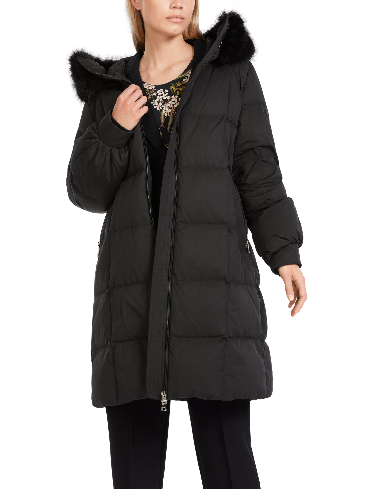Marc Cain Collections Padded Black Parka