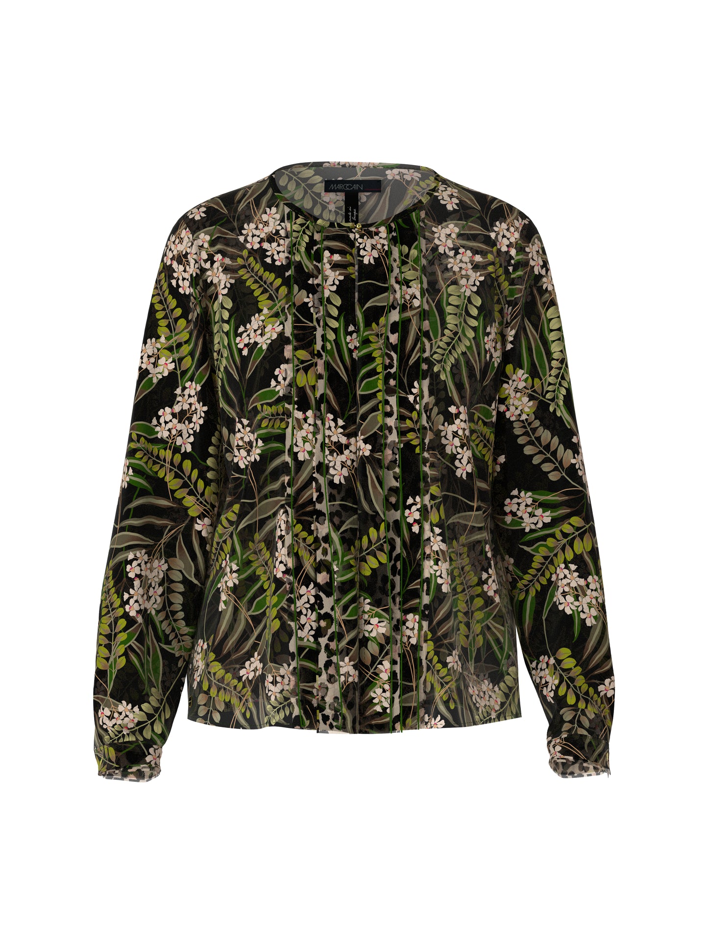 Marc Cain Collections Leaf Print Blouse