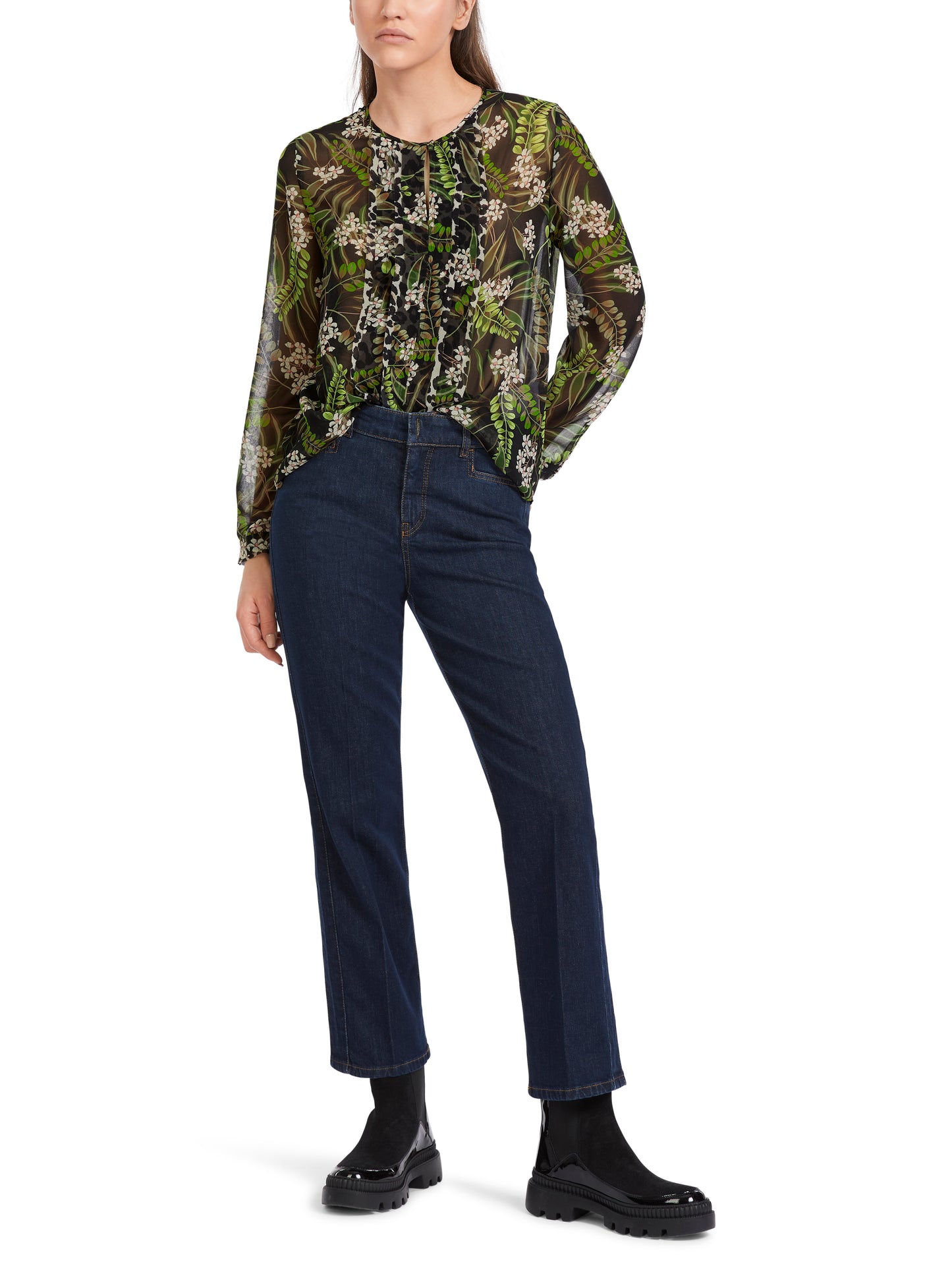 Marc Cain Collections Leaf Print Blouse