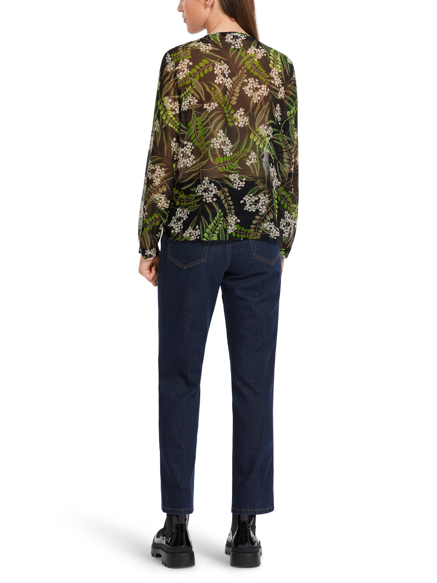 Marc Cain Collections Leaf Print Blouse