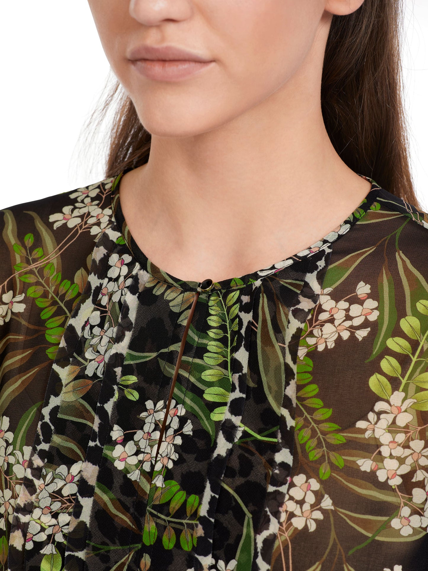 Marc Cain Collections Leaf Print Blouse